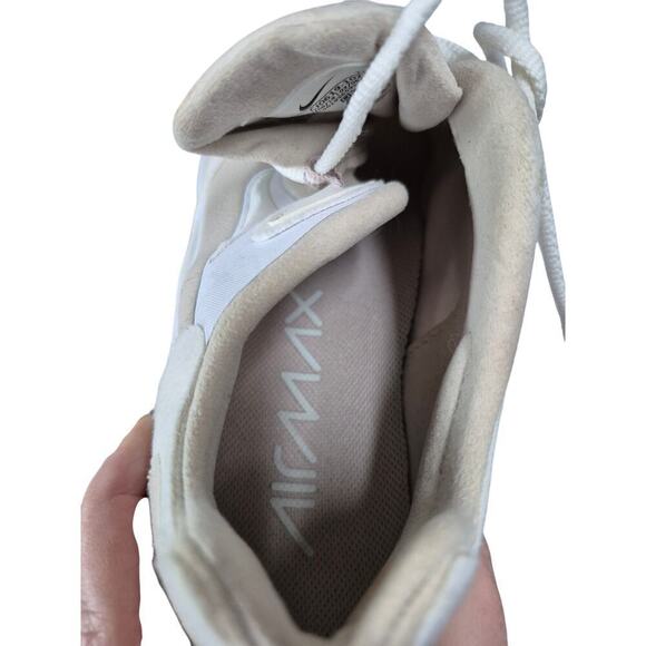 Nike Air Max 270 React Summit White Orewood Brown Womens 9.5 - Picture 5 of 7